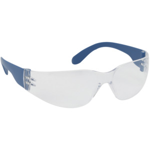 Bouton Optical 250-01-D020 Zenon Z12 Rimless Safety Glasses, BL MD/CL Lens, Anti-Scratch/Fog