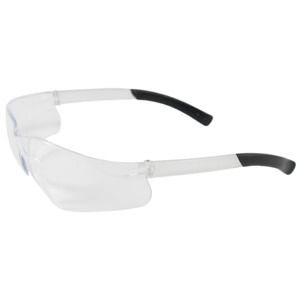 Bouton Optical 250-06-0000 Zenon Z13 Rimless Safety Glasses, CL/CL Lens, Anti-Scratch