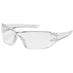 Bouton Optical 250-46-0020 Captain Safety Glasses, Rimless, CL/CL Lens, Anti-Scratch/Fog