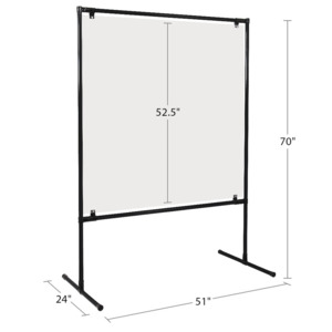 BenchPro TFLA FeatherLite™ Panel Acrylic 52.5" H x 57" W x 24" D