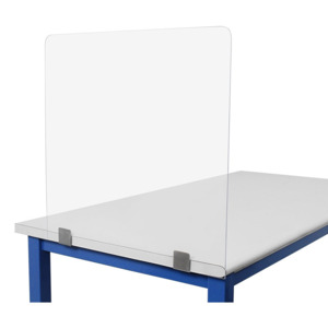 BenchPro GPE1824 Sneeze-Guard, Edge Mounted 18" H x 24" W
