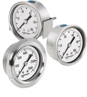 Ashcroft 1008S/SL Center Back Pressure Gauge