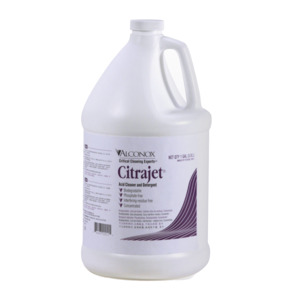 Alconox 2001 Citrajet, Liquid Acid Cleaner, Low-Foaming, Bottle, Case of 4 x 1 Gallon