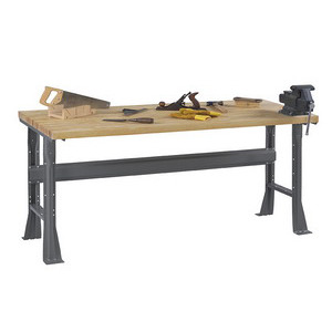 Tennsco WB-1-3660W Tennsco WorkbenchMaple Top Flared legs 60wx36d