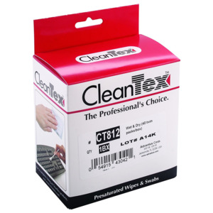 Advantus CT812 CleanTex™ Wet and Dry® Computer and Display Screen Cleaner, 40/Box