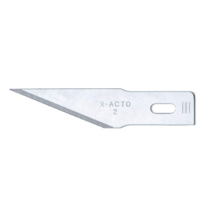 X-Acto X602 #2 Large Fine Point Blades, 100/Pkg