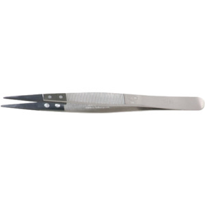 Weller-Erem 249SA Tweezers, Soft Tip Type 249, Straight, Soft, Stainless Steel, 5.118"