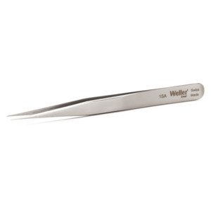 Weller-Erem 1SA Tweezers, Anti-Acid Non-Mag, Straight, 1-SA
