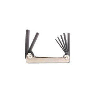 Bondhus 14591 Bondhus Hex Key Set 9 Piece Fold-Up .050-3/16" MHF9S