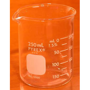 Branson 000-140-001 Glass Beaker 250 ml Model A250