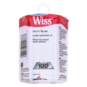 Wiss RWK14D Replacement Utility Knife Blades, 100/PKG