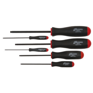 Bondhus 10686 Balldriver Screwdriver Set 1.5mm-5mm 6 Pc