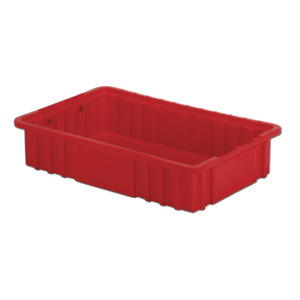 Lewis Bins NDC2035-RED NDC2035-RED TOTE BOX OD 16.5x10.9x3.5" LEWIS