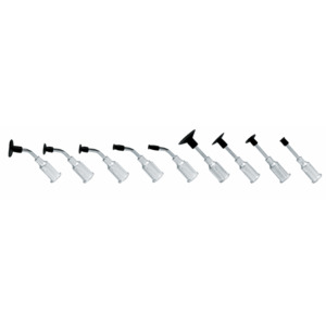 Virtual Industries VCS-9-B Virtual Ind. Vacuum Cups With Probe Set Of 9 Buna-N Rubber