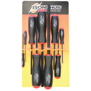Bondhus 10699 Balldriver Set, 9-Piece, Metric Sizes, 1.5mm to 10mm