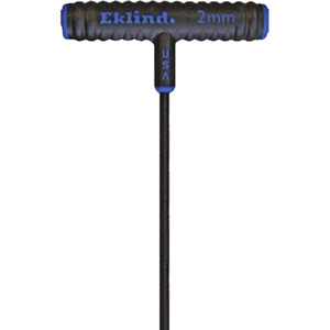 Eklind 64620 2mm T-Handle 6" ball tip