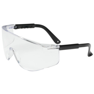 Bouton Optical 250-03-0080 Zenon Z28 OTG Safety Glasses, Rimless, BK/CL Lens