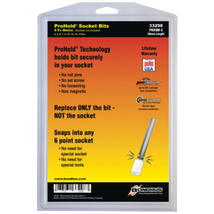 Bondhus 33298 ProHold Metric Socket Blade Set