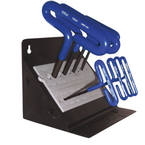 Eklind 56168 8-Pc Cushion Grip T-handle Set Metric in Stand