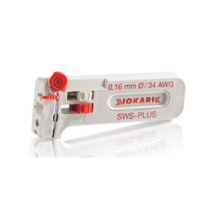 Jokari 40035 SWS-Plus Series Precision Stripper For Solid and Stranded Wires for 34 AWG (0.16mm) Diameter