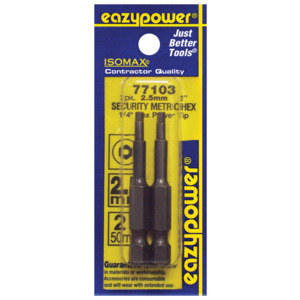 Eazypower 77103/B 2.5MM SECURITY HEX 2"