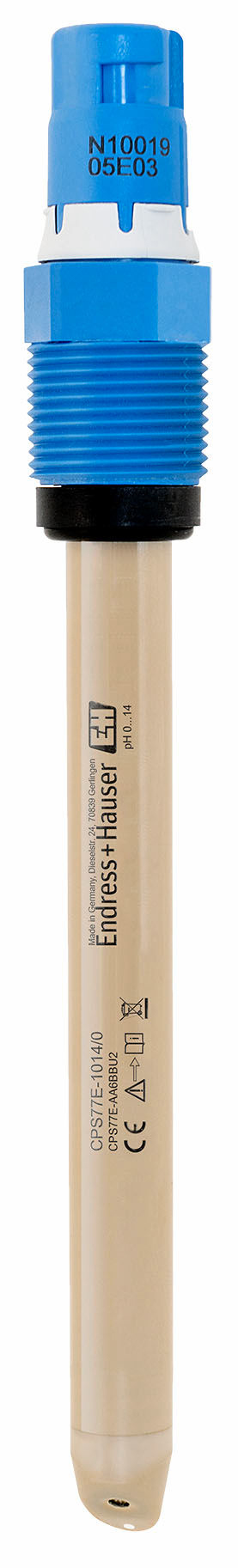 E+H Memosens CPS77E pH Sensor