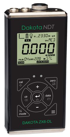 Dakota NDT ZX6-DL Multi-Echo Thickness Gauge and Data Logger