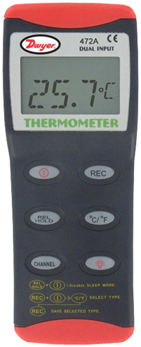 Dwyer 472A-1 Thermocouple Thermometer
