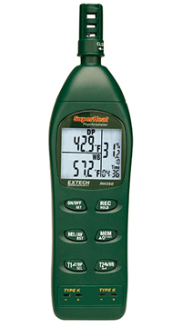 Extech RH350 Dual Input Hygro-Thermometer Psychrometer