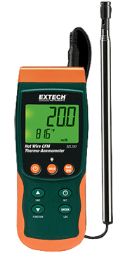 Extech SDL350 Hot Wire CFM Thermo-Anemometer