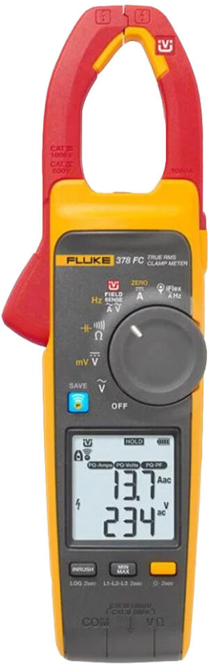 Fluke 378 FC True RMS AC/DC Clamp Meter