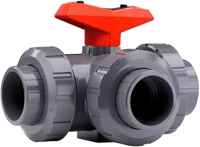 Georg Fischer 543 3-Way Horizontal Ball Valve
