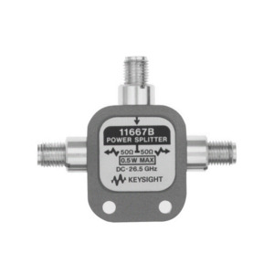 Keysight 11667B Power Splitter, 3.5 mm Female, DC to 26.5GHz, 0.5 W Max, Two Resistor, 11667 Series