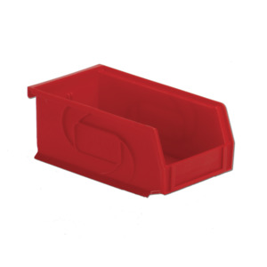 Lewis Bins 7001532 Parts Bin, Red, 7-3/8" x 4-1/8" x 3"