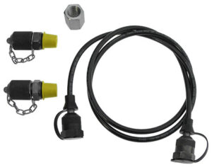 Hose test kit, 1m flexible hose, 8,000 psi, 1/4 BSP female gauge adapter