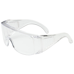 Bouton Optical 250-99-0900 The Scout OTG Safety Glasses, Rimless, CL/CL Lens, Anti-Scratch