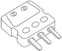 Watlow Three-Pole Connectors